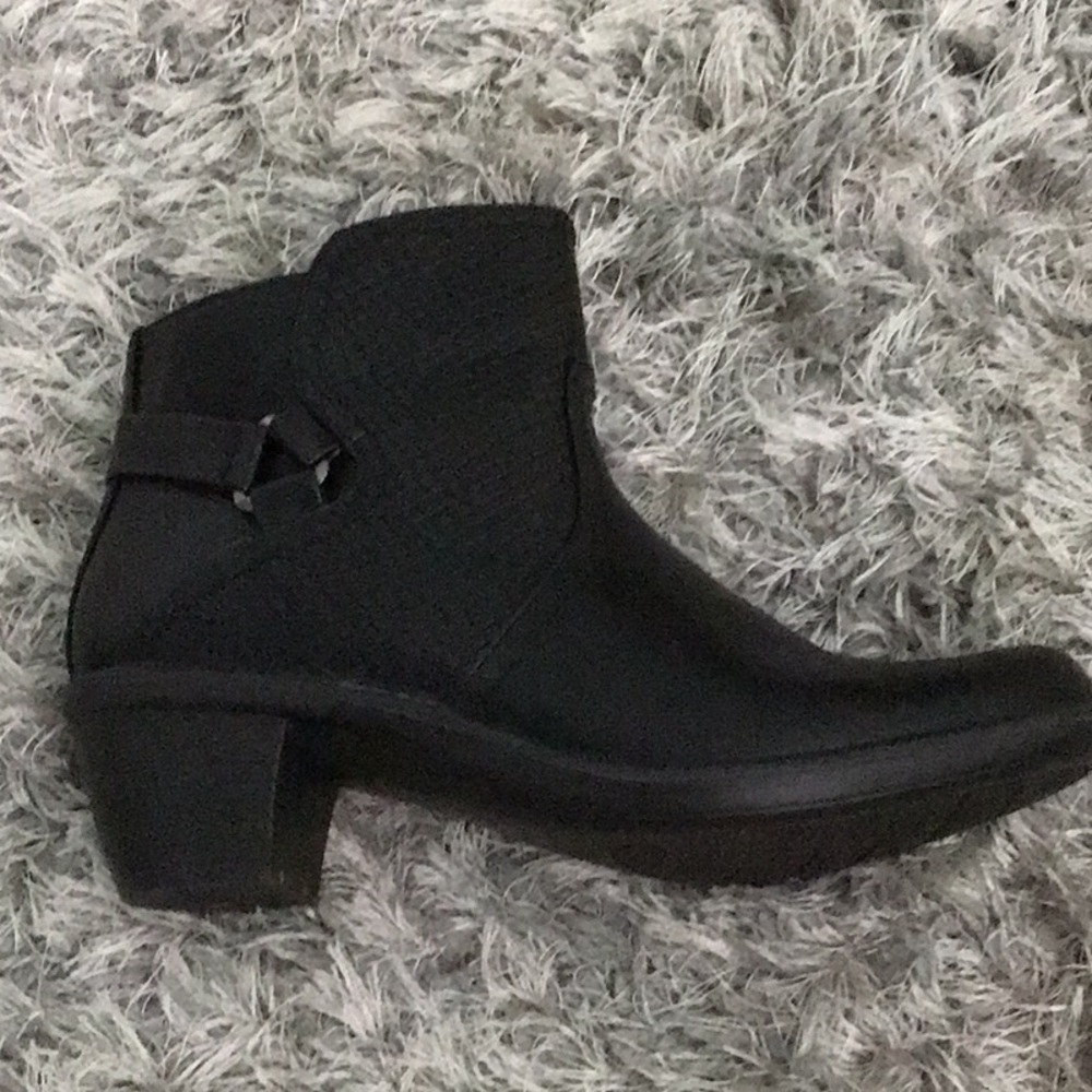 Black ankle boots